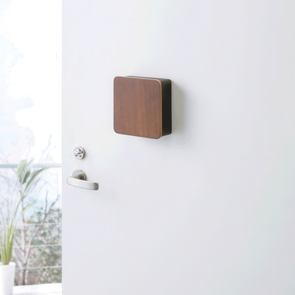 Key Cabinet, Magnetic, RIN SQUARE, Yamazaki, 16 x 16 cm, Black / Brown in the group Storage at SmartaSaker.se (42313)