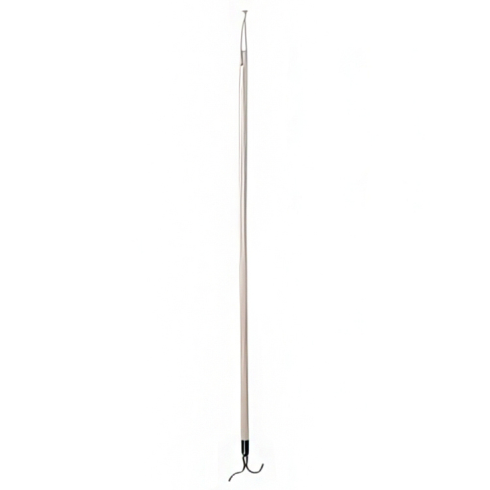 Bar with hook for wardrobe, REACH BAR, 100 cm, wood, White Wash in the group Storage / Wardrobe storage / Hangers and hooks at SmartaSaker.se (42315)