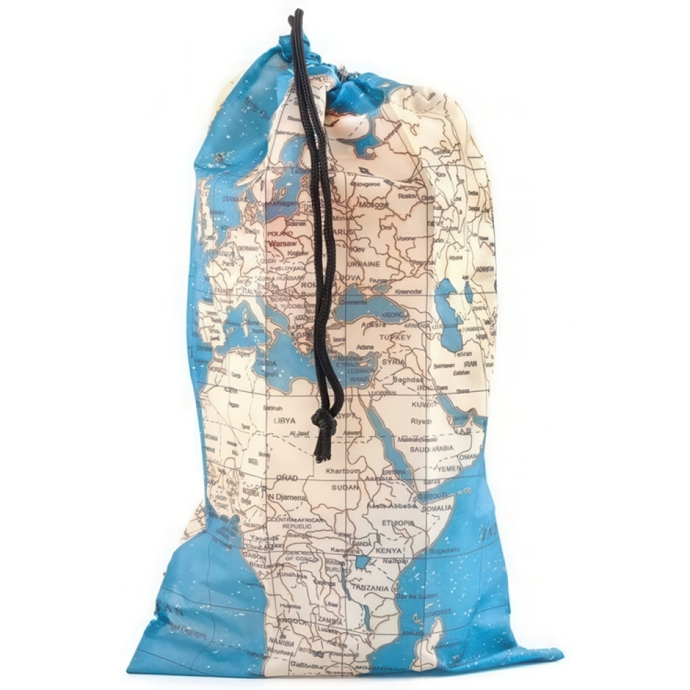 Travel Storage, Travel bag set, 4-pack, AROUND THE WORLD, Kikkerland, Blue in the group Storage / Travel storage / Packing cubes at SmartaSaker.se (42325)