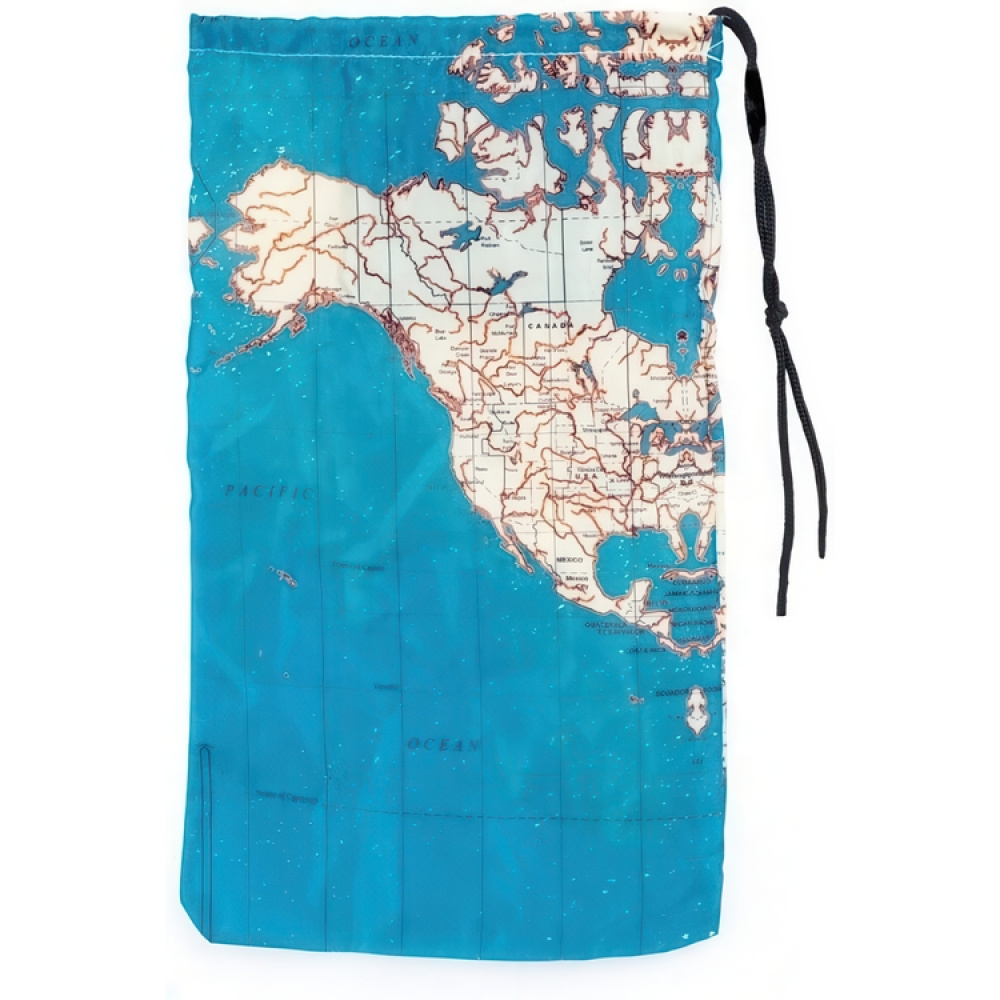 Travel Storage, Travel bag set, 4-pack, AROUND THE WORLD, Kikkerland, Blue in the group Storage / Travel storage / Packing cubes at SmartaSaker.se (42325)