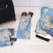 Travel Storage, Travel bag set, 4-pack, AROUND THE WORLD, Kikkerland, Blue Travel Storage, Travel bag set, 4-pack, AROUND THE WORLD, Kikkerland, Blue