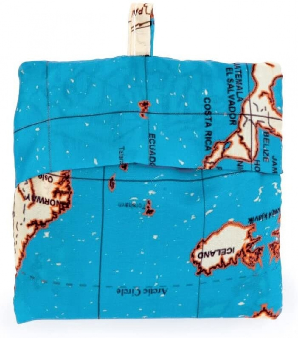 Travel Storage, Travel bag set, 4-pack, AROUND THE WORLD, Kikkerland, Blue in the group Storage / Travel storage / Packing cubes at SmartaSaker.se (42325)