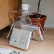 Stool / Table with storage, MAGINO, Umbra, Clear Stool / Table with storage, MAGINO, Umbra, Clear