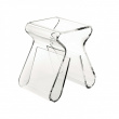Stool / Table with storage, MAGINO, Umbra, Clear Stool / Table with storage, MAGINO, Umbra, Clear
