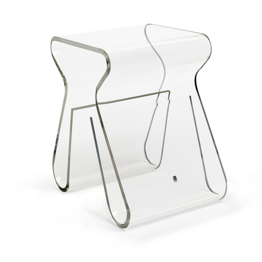 Stool / Table with storage, MAGINO, Umbra, Clear in the group Storage / Hallway storage at SmartaSaker.se (42327)