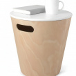 Stool / Table with storage, WOODROW, Umbra