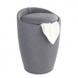Stool with storage, CANDY, Ø 36 x H 50,5 cm, Grey Stool with storage, CANDY, Ø 36 x H 50,5 cm, Grey
