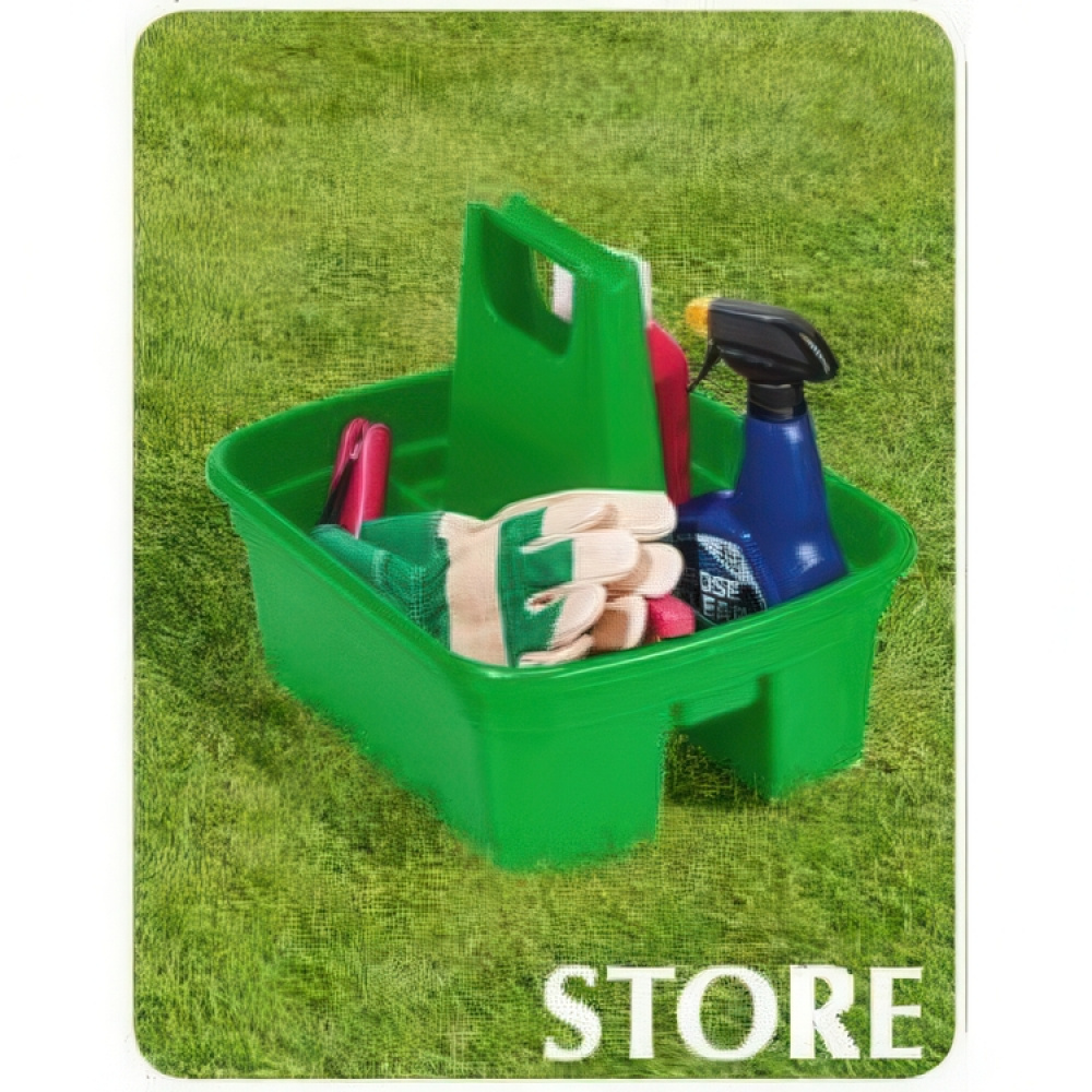 Storage stool, SIT, STEP & STORE, 40 x 33 x H 31 cm, Black / Green in the group Storage / Hallway storage at SmartaSaker.se (42333)