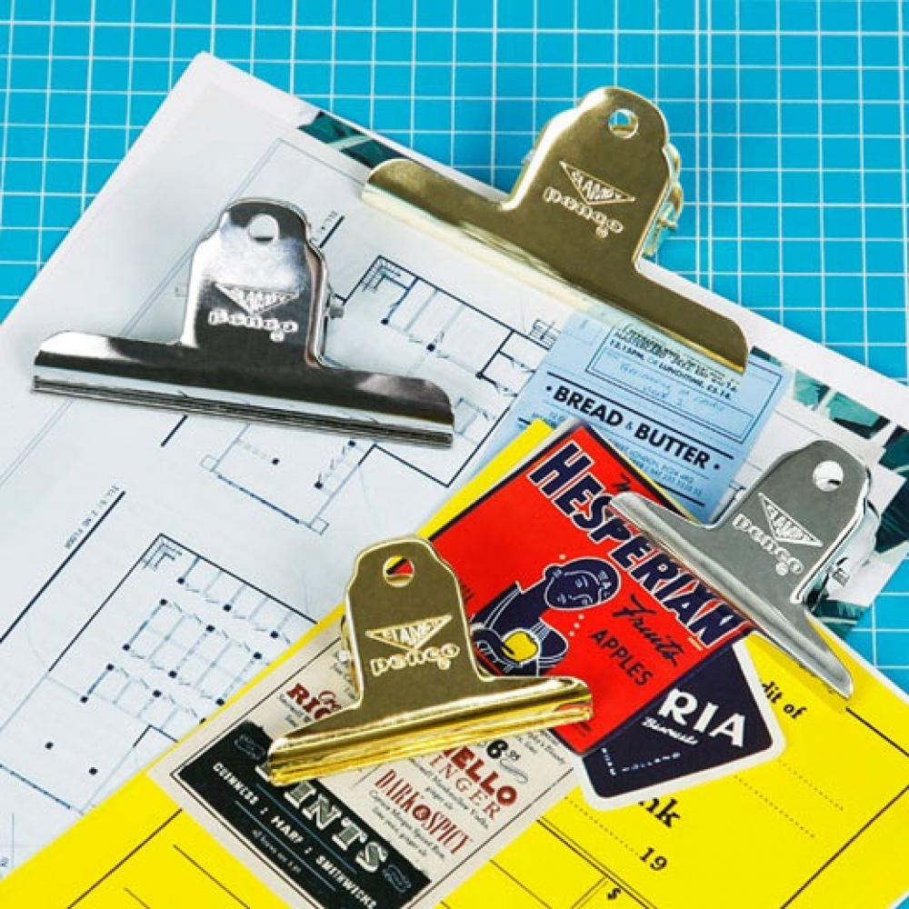 Metal Clip PENCO CLAMPY 10 cm, Large, Gold in the group Storage / Office supplies at SmartaSaker.se (42334)