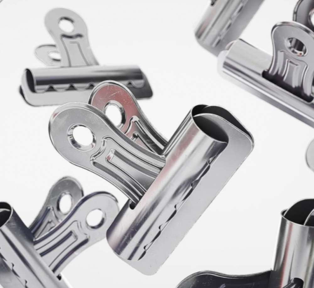 Paper Clips, Metal, Set of 2, BOSTON XL, 6,5 cm, Silver in the group Storage / Office supplies at SmartaSaker.se (42335)