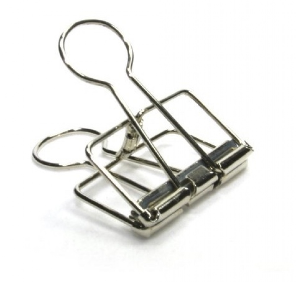 Foldback Clips, Set of 10, WIRE CLIPS, 32 mm, Deskstore, Silver in the group Storage / Office supplies at SmartaSaker.se (42345)