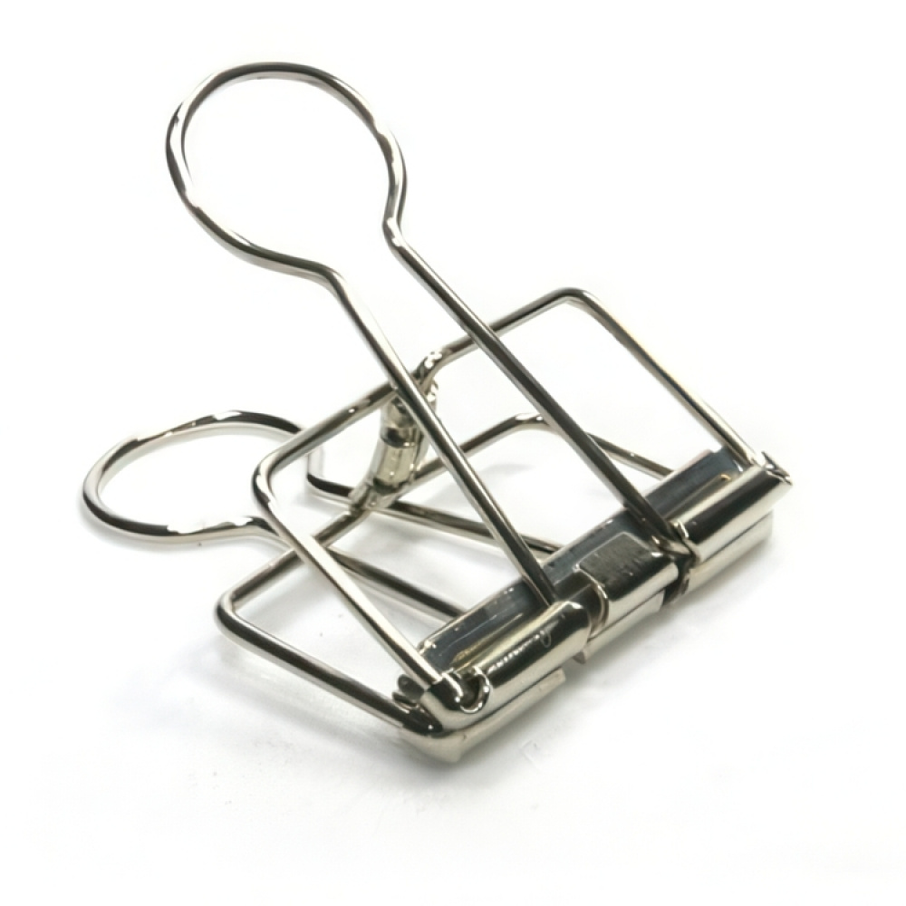 Foldback Clips, Set of 10, WIRE CLIPS, 32 mm, Deskstore, Silver in the group Storage / Office supplies at SmartaSaker.se (42345)