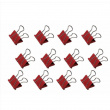 Fold Back Clips, 12 pcs, FOLDBACK MINI, 15 mm, red