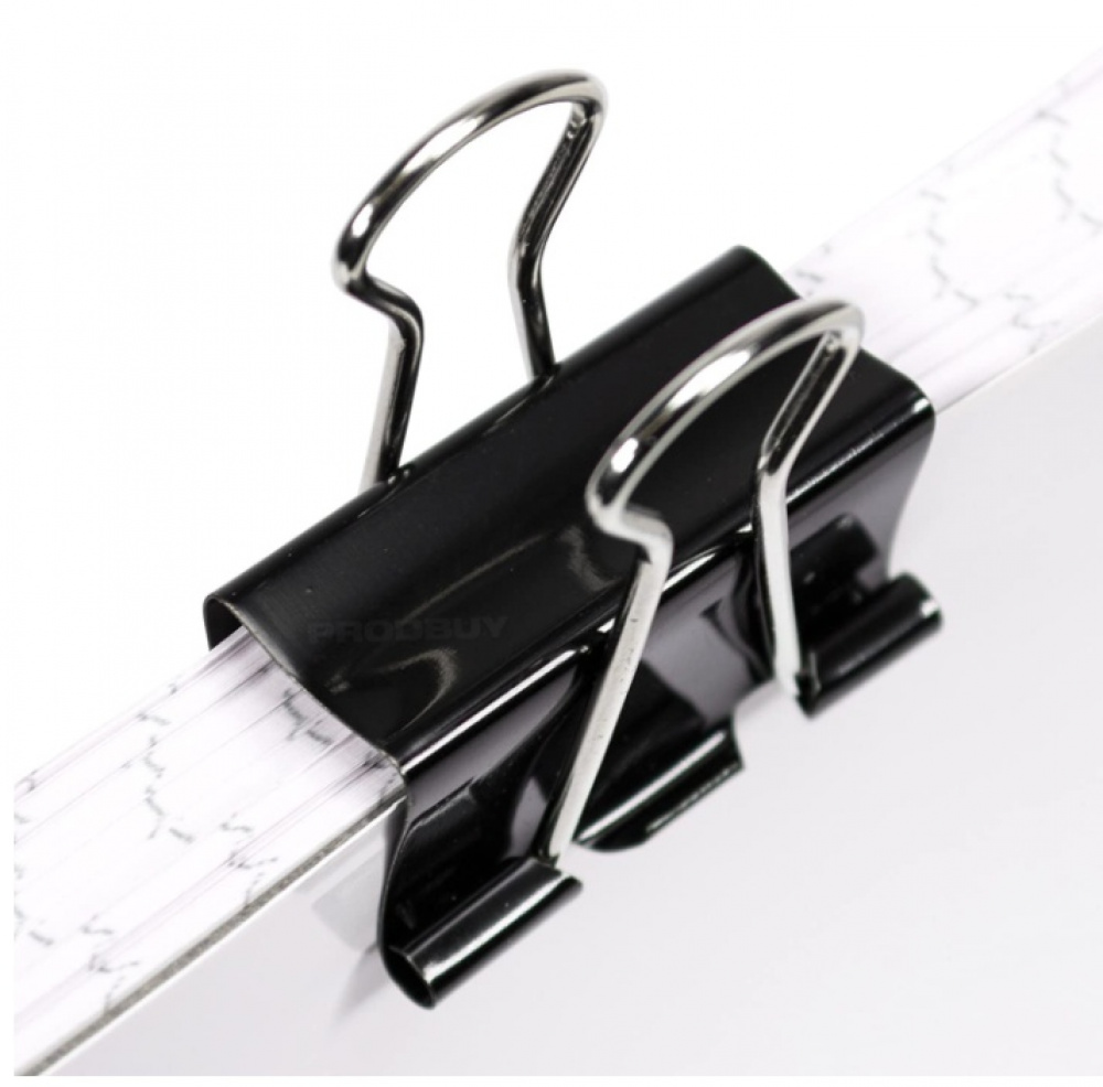 Fold Back Clips, 12 pcs, FOLDBACK SMALL, 25mm, black in the group Storage / Office supplies at SmartaSaker.se (42348)