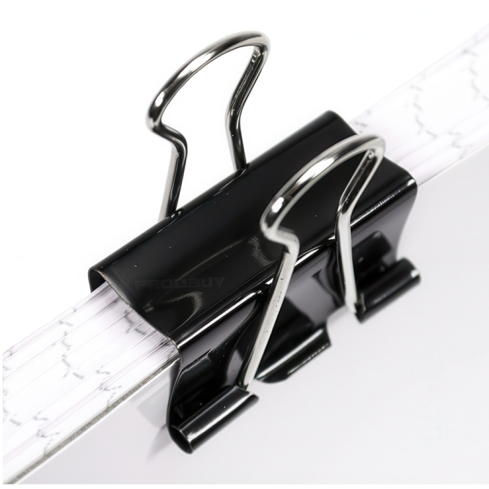 Fold Back Clips, 12 pcs, FOLDBACK SMALL, 25mm, black in the group Storage / Office supplies at SmartaSaker.se (42348)