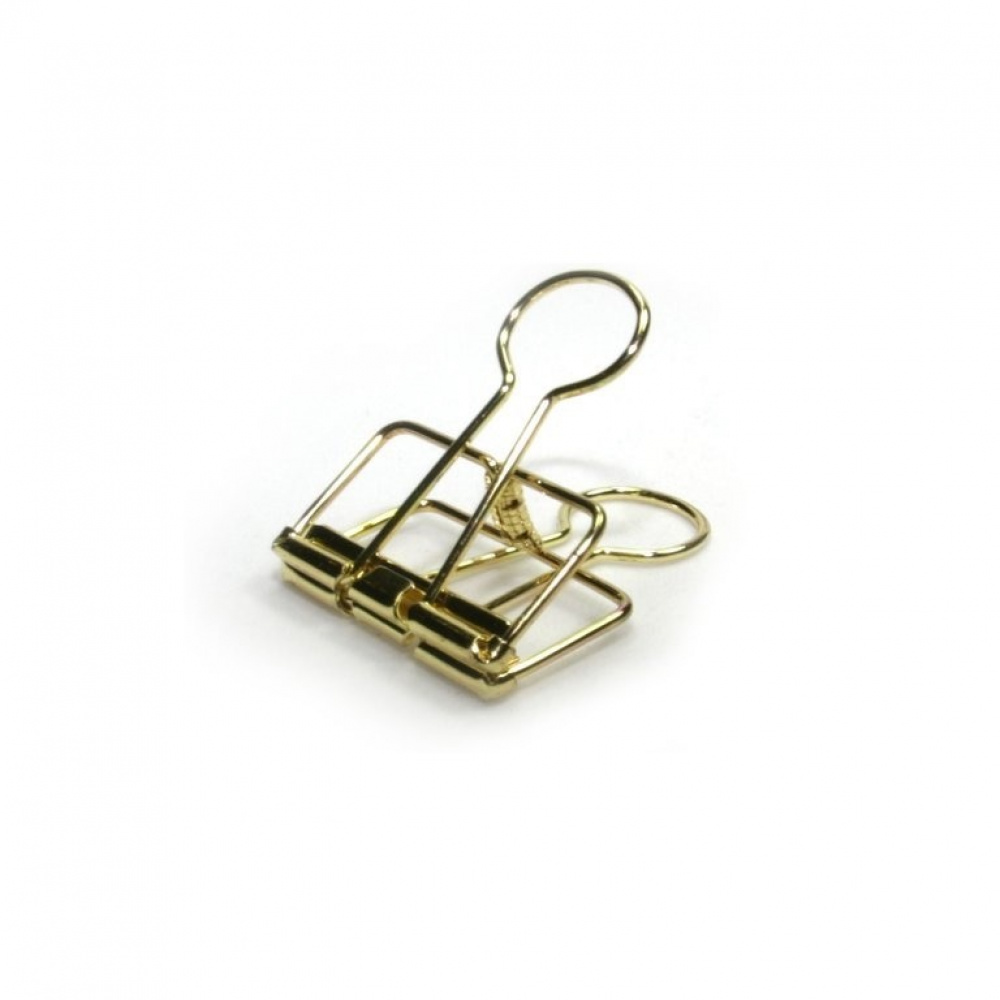 Foldback, Set of 15, WIRE CLIPS SMALL, 19mm , gold in the group Storage / Office supplies at SmartaSaker.se (42354)