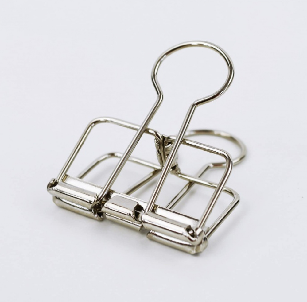 Foldback. set of 6, WIRE CLIPS SMALL 19mm, silver in the group Storage / Office supplies at SmartaSaker.se (42361)