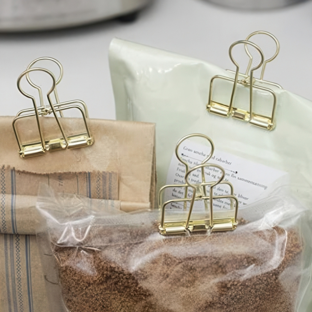 Foldback. set of 6, WIRE CLIPS SMALL 19mm, silver in the group Storage / Office supplies at SmartaSaker.se (42361)