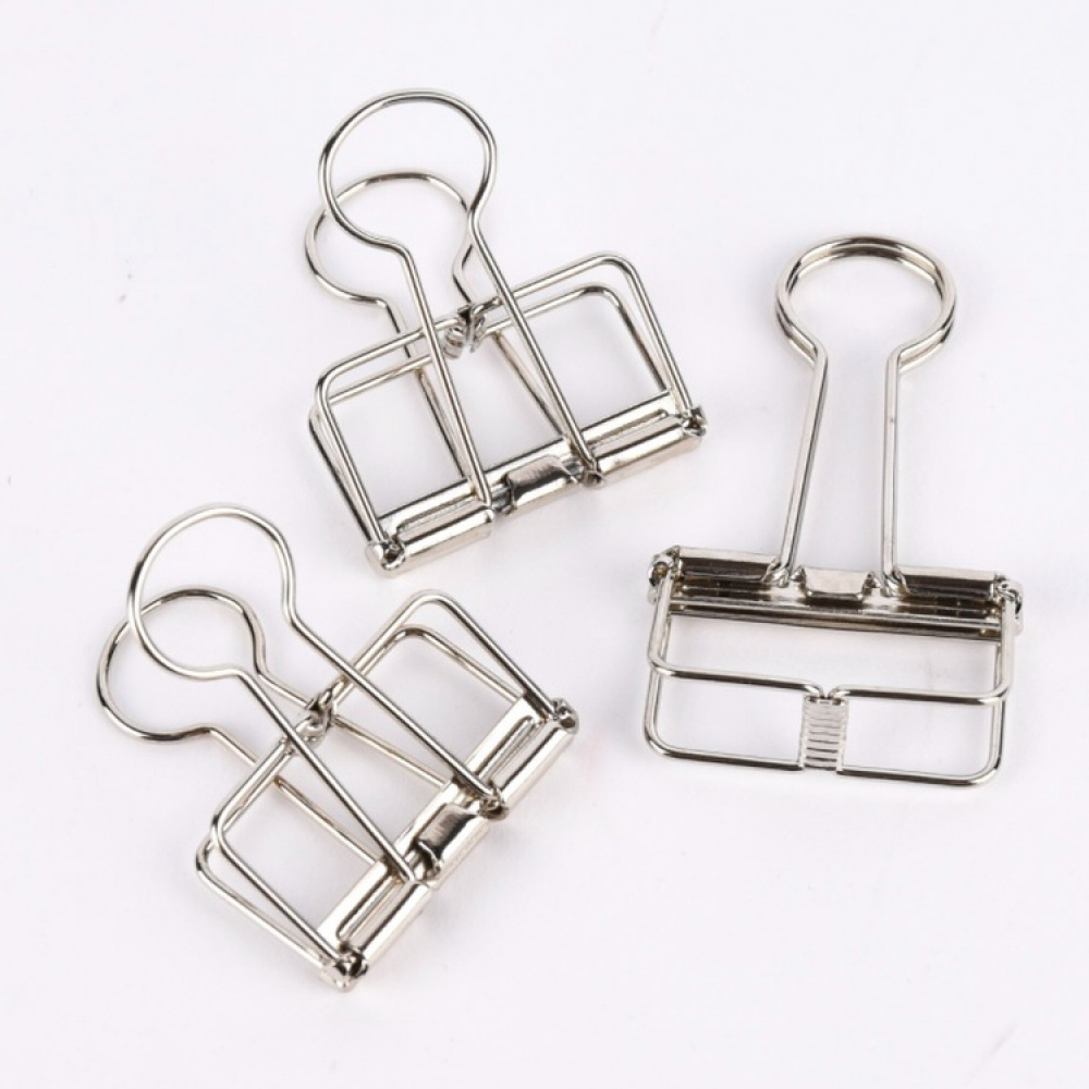 Foldback. set of 6, WIRE CLIPS SMALL 19mm, silver in the group Storage / Office supplies at SmartaSaker.se (42361)