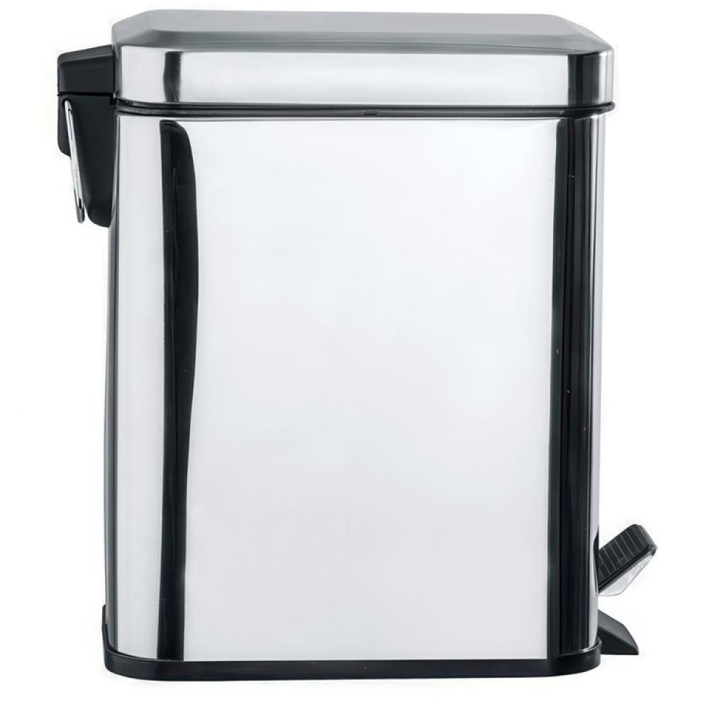 Pedal trash bucket, TRETEIMER, 5 L, Matt stainless steel in the group Storage / Cleaning and waste sorting / Waste sorting at SmartaSaker.se (42365)