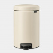 Trash Can / Pedal Bin, 12 L, BRABANTIA NEWICON, Ø 25,1 x H 41,1 cm