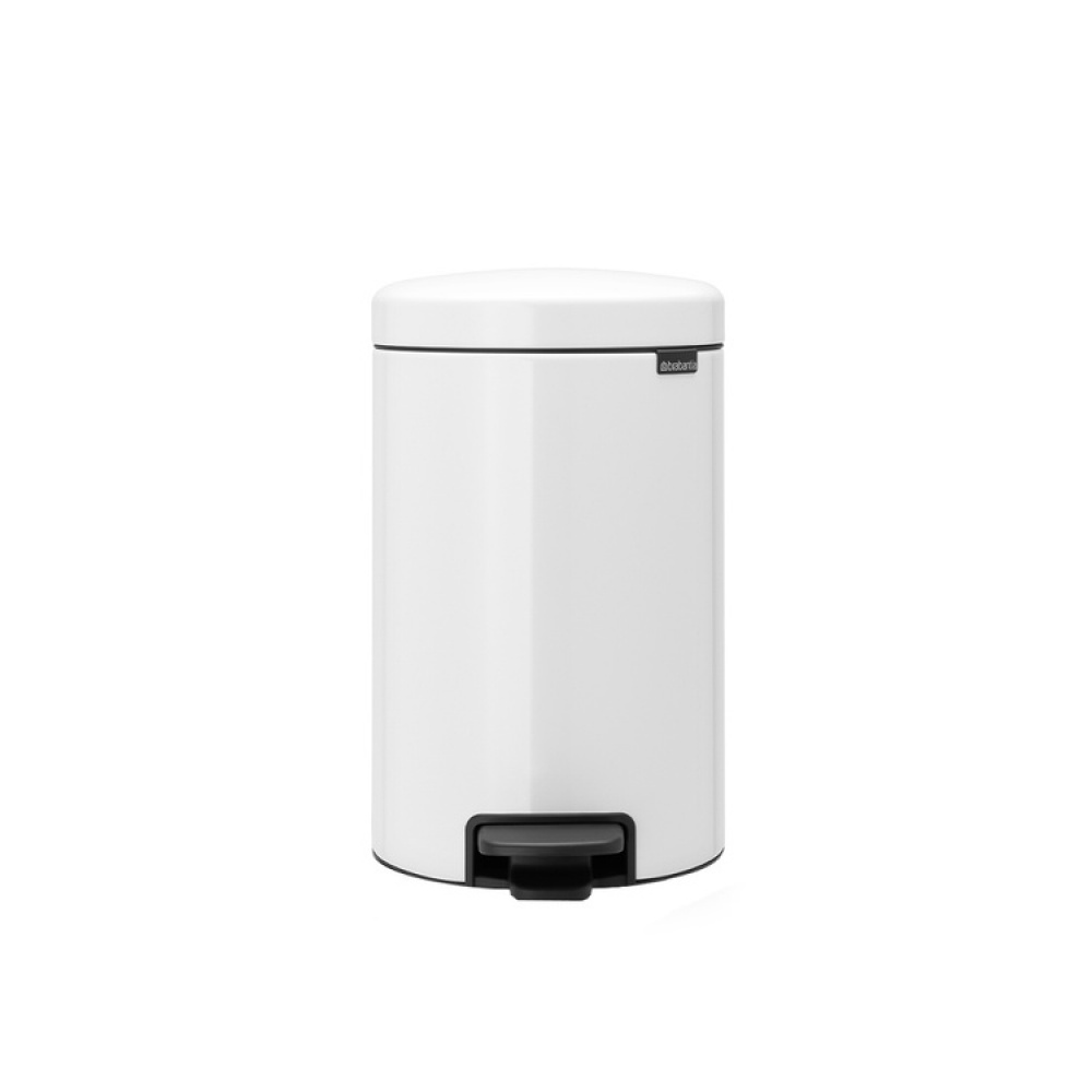 Trash Can / Pedal Bin, 12 L, BRABANTIA NEWICON, Ø 25,1 x H 41,1 cm in the group Storage / Cleaning and waste sorting / Waste sorting at SmartaSaker.se (42366)