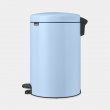 Trash Can / Pedal Bin, 3 L, BRABANTIA NEWICON, Ø 17 x H 26,4 cm, Dreamy Blue