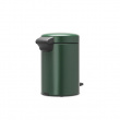 Trash Can / Pedal Bin, 3 L, BRABANTIA NEWICON, Ø 17 x H 26,4 cm, Pine Green