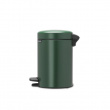 Trash Can / Pedal Bin, 3 L, BRABANTIA NEWICON, Ø 17 x H 26,4 cm, Pine Green