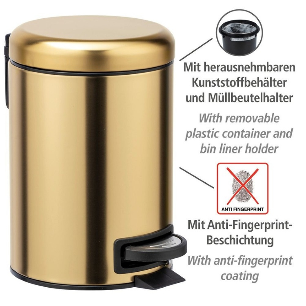 Trash Can / Pedal Bucket, 3 L, LEMAN in the group Storage / Cleaning and waste sorting / Waste sorting at SmartaSaker.se (42369)