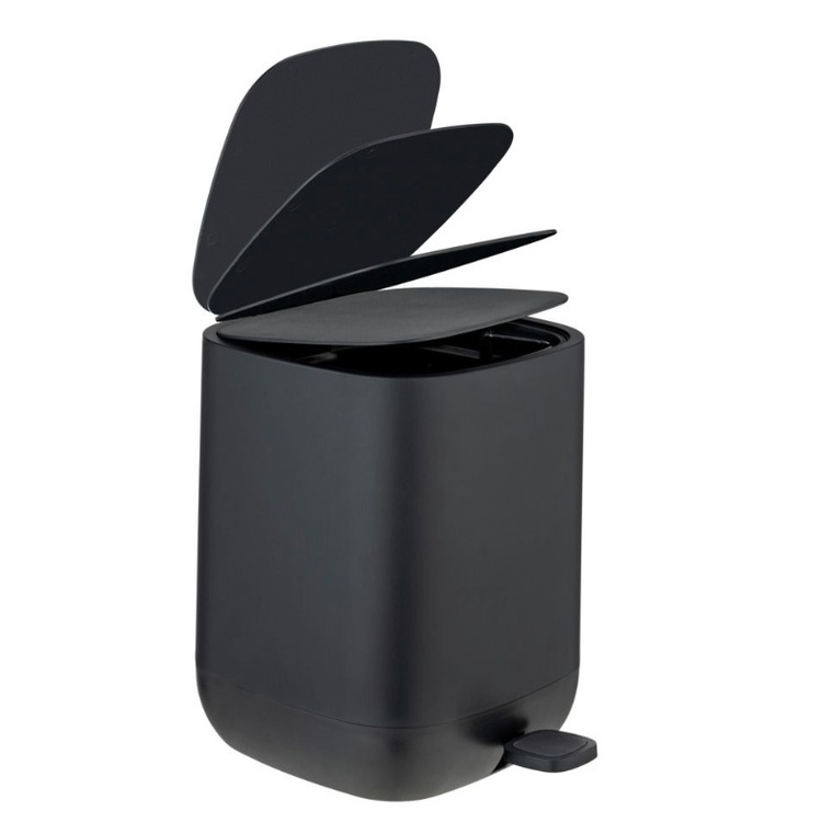Trash Can / Pedal Bucket, 5 L, DAVOS EASY-CLOSE, Black in the group Storage / Cleaning and waste sorting / Waste sorting at SmartaSaker.se (42371)