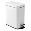 Trash Can / Pedal Bucket, SLIM PEDAL BIN, 16 x 25 cm x H 30 cm, White Trash Can / Pedal Bucket, SLIM PEDAL BIN, 16 x 25 cm x H 30 cm, White