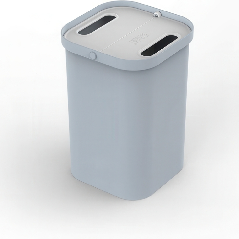 Recycling Caddy, Divided in 2, GO-RECYCLING SMALL, 14 L, Joseph Joseph, Grey in the group Storage / Cleaning and waste sorting / Waste sorting at SmartaSaker.se (42373)