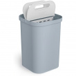 Recycling Caddy, Divided in 2, GO-RECYCLING SMALL, 14 L, Joseph Joseph, Grey