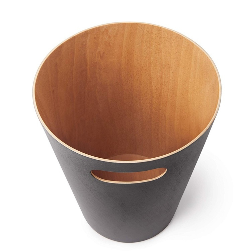 Trash can, 7,5 L WOODROW, Ø 23 x H 28 cm, Umbra in the group Storage / Cleaning and waste sorting / Waste sorting at SmartaSaker.se (42376)