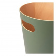 Trash can, 7,5 L WOODROW, Ø 23 x H 28 cm, Umbra