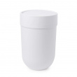 Trash can with lid, TOUCH WASTE CAN, Ø 19 x H 30 cm, Umbra, White Trash can with lid, TOUCH WASTE CAN, Ø 19 x H 30 cm, Umbra, White