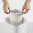 Trash Can, Two Compartments, SPLIT WASTE, 8 Litres, Joseph Joseph, White / Blue Trash Can, Two Compartments, SPLIT WASTE, 8 Litres, Joseph Joseph, White / Blue