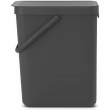 Waste bin with lid and handle 12L, Brabantia