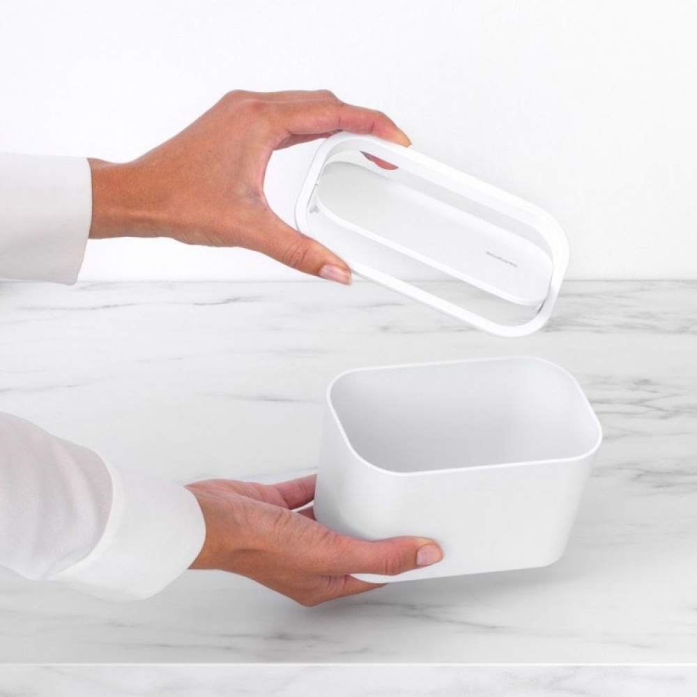 Trash, Swing lid, MINDSET MINI WASTE CADDY, 8,5 x 15 x H 9,8 cm, Brabantia in the group Storage / Cleaning and waste sorting / Waste sorting at SmartaSaker.se (42389)