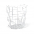 Wastebasket, wall-mounted, HABO, 30 x 23 x H 35 cm, White Wastebasket, wall-mounted, HABO, 30 x 23 x H 35 cm, White