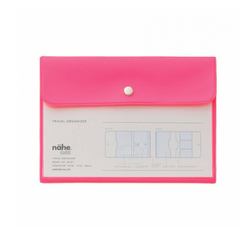 Stationery Folder, NÄHE TRAVEL ORGANIZER, 19 x 1,5 x H 13.5 cm in the group Storage / Travel storage at SmartaSaker.se (42393)
