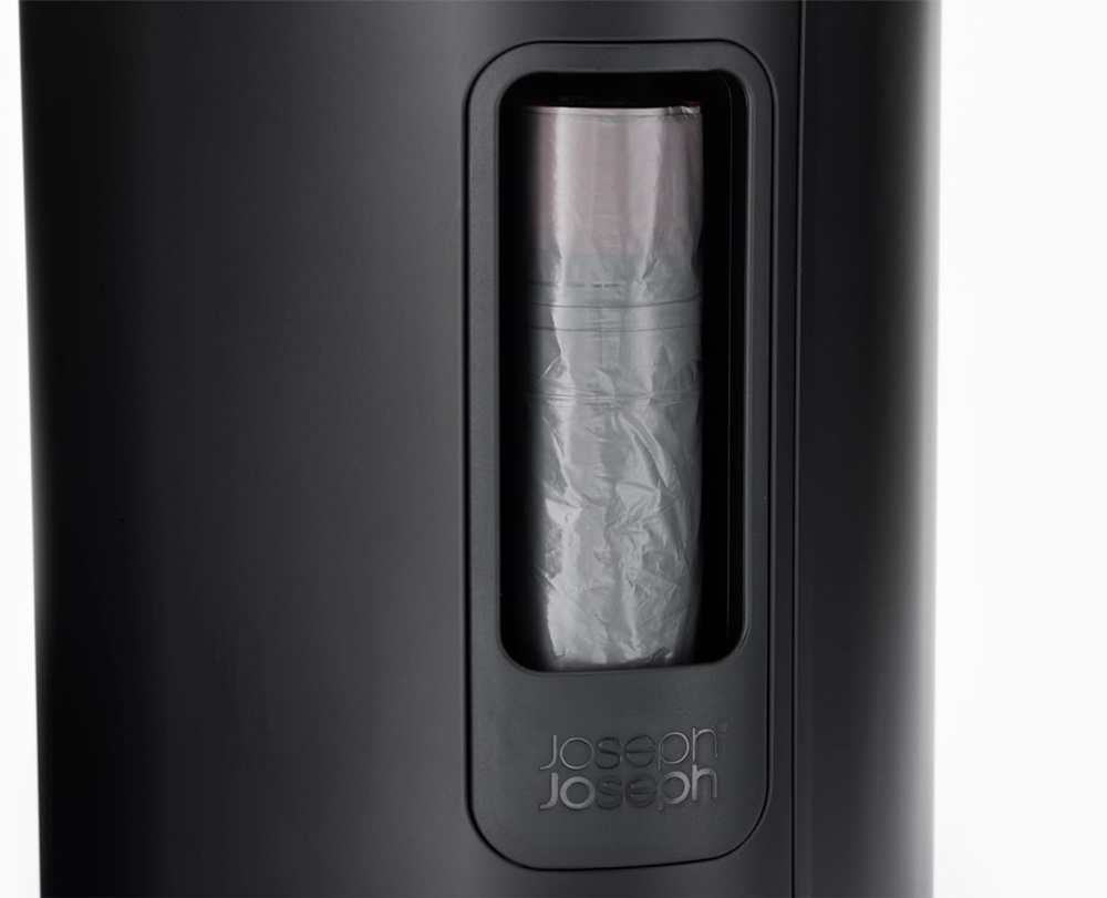 Trash Can, 5 L, EASY-STORE PEDAL BIN, Joseph Joseph, Black / Silver in the group Storage / Cleaning and waste sorting / Waste sorting at SmartaSaker.se (42395)