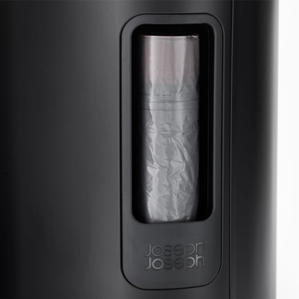 Trash Can, 5 L, EASY-STORE PEDAL BIN, Joseph Joseph, Black / Silver in the group Storage / Cleaning and waste sorting / Waste sorting at SmartaSaker.se (42395)