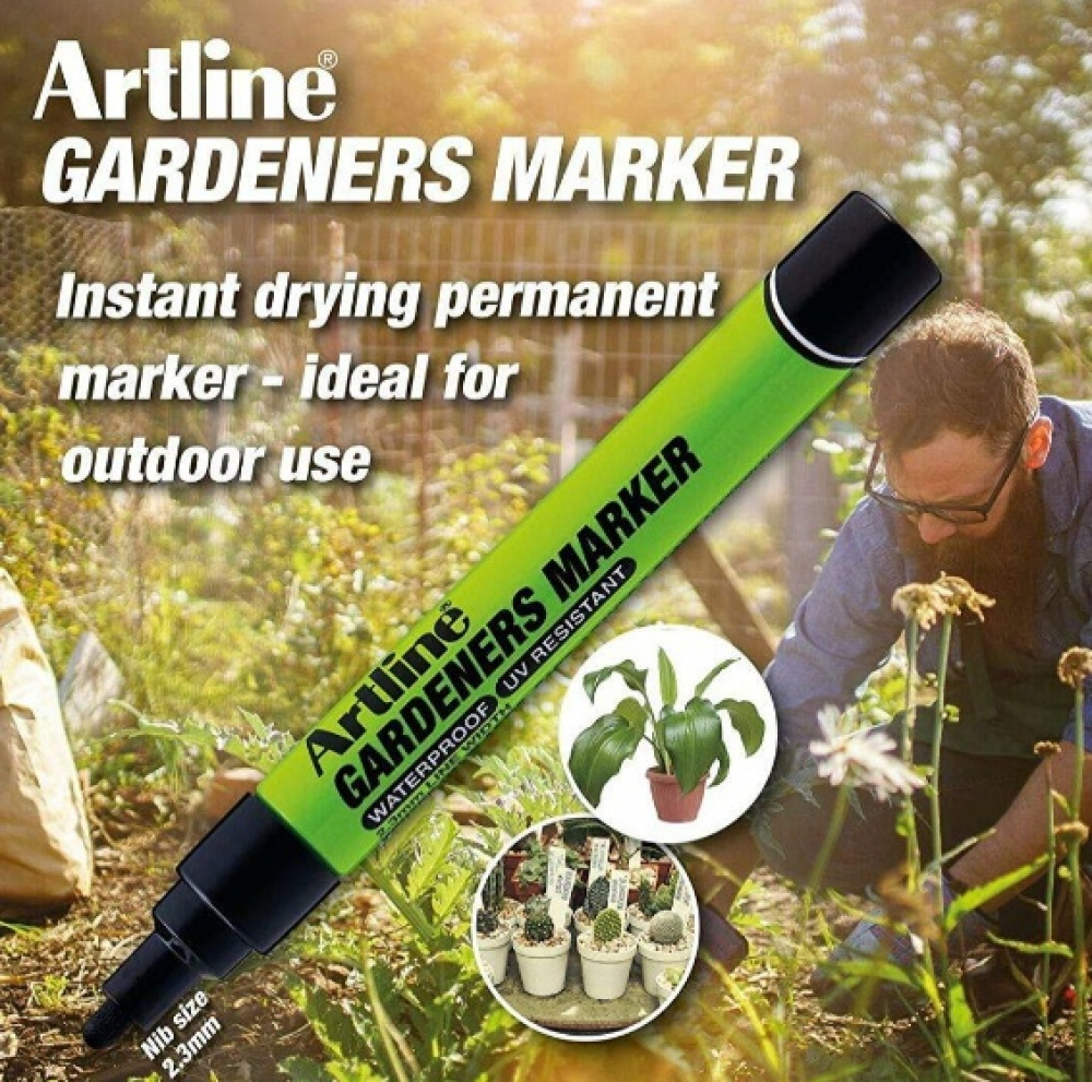 Garden pen, ARTLINE GARDENERS MARKER 2.3 mm, Silver in the group Storage / Office supplies at SmartaSaker.se (42401)