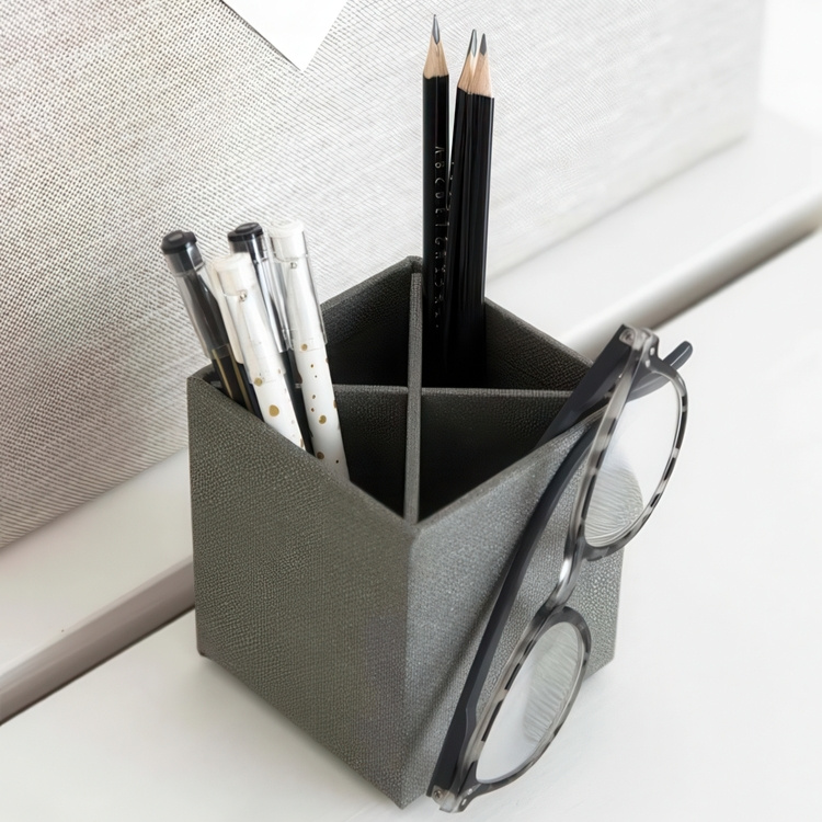 Pen cup, BIGSO PENNY CANVAS, Grey in the group Storage / Office supplies at SmartaSaker.se (42407)