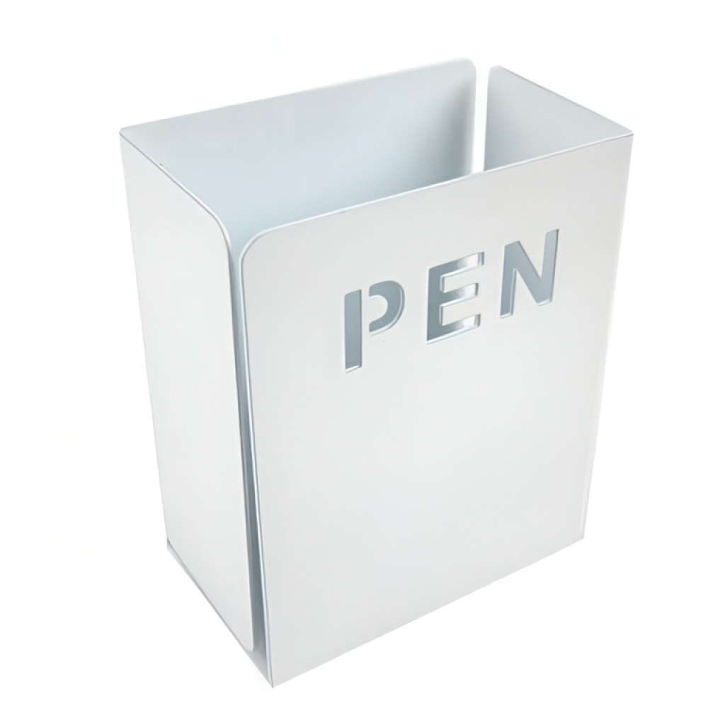 Pen holder in metal, PEN, 8 x 5 x H 10 cm in the group Storage / Office supplies at SmartaSaker.se (42410)