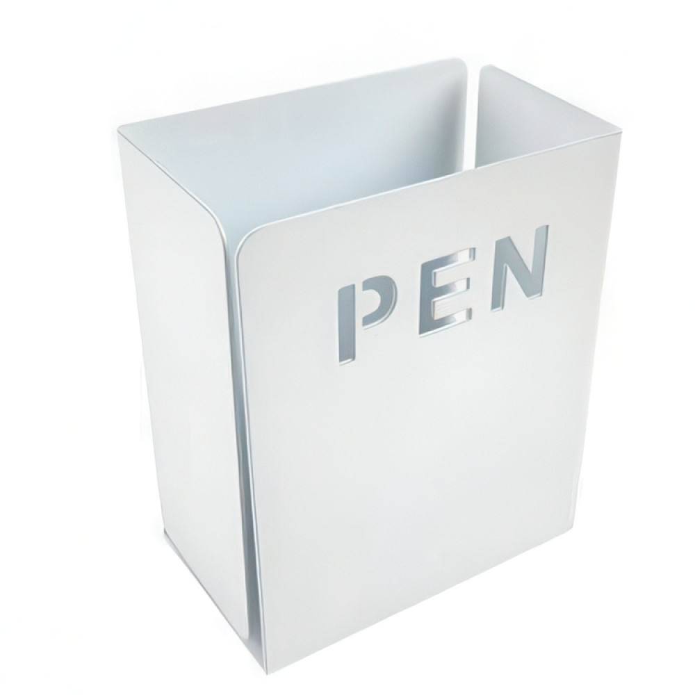 Pen holder in metal, PEN, 8 x 5 x H 10 cm in the group Storage / Office supplies at SmartaSaker.se (42410)