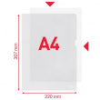 Plastic Folders for A4 Paper, Set of 10, QUALITY FOLDERS, Clear Plastic Folders for A4 Paper, Set of 10, QUALITY FOLDERS, Clear