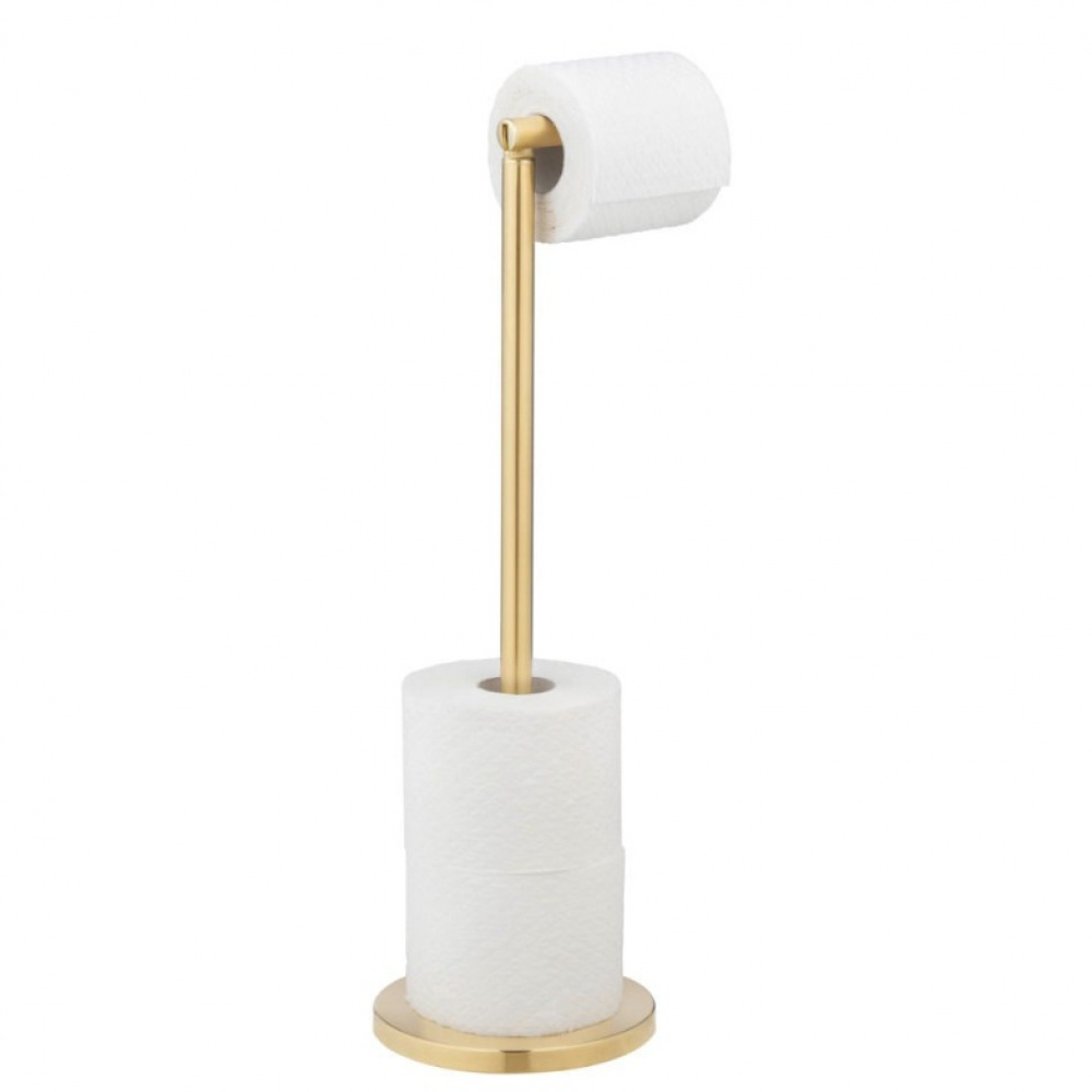 Space-saving toilet paper holder, TWO IN ONE, H 55 cm, Gold in the group Storage / Bathroom storage at SmartaSaker.se (42425)